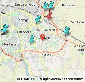 Mappa 43123 Parma PR, Italia (2.58545)