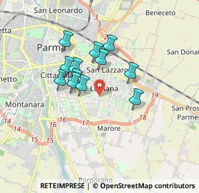 Mappa 43123 Parma PR, Italia (1.365)