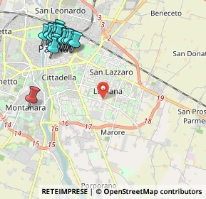 Mappa 43123 Parma PR, Italia (2.619)