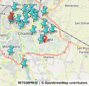 Mappa 43123 Parma PR, Italia (2.392)