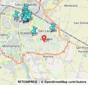 Mappa 43123 Parma PR, Italia (2.52667)