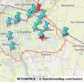 Mappa 43123 Parma PR, Italia (2.232)