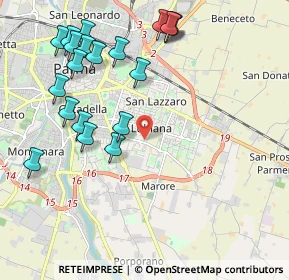 Mappa 43123 Parma PR, Italia (2.388)