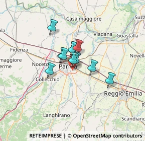 Mappa 43123 Parma PR, Italia (7.82727)