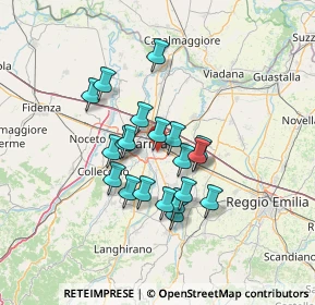 Mappa 43123 Parma PR, Italia (10.795)