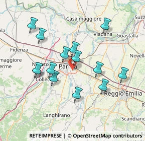 Mappa 43123 Parma PR, Italia (13.87143)