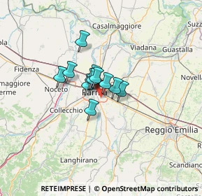 Mappa 43123 Parma PR, Italia (6.82833)