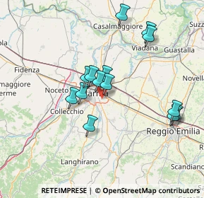 Mappa 43123 Parma PR, Italia (13.09786)