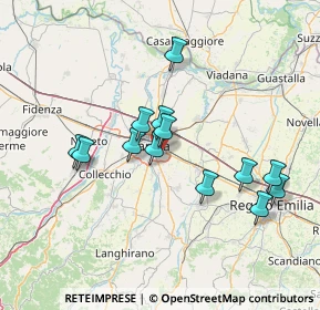 Mappa 43123 Parma PR, Italia (12.99692)