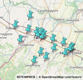 Mappa 43123 Parma PR, Italia (13.77211)