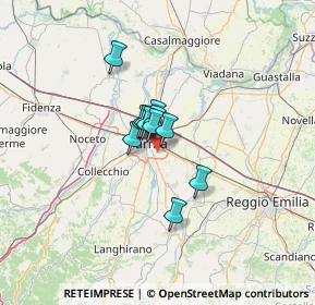 Mappa 43123 Parma PR, Italia (6.87727)