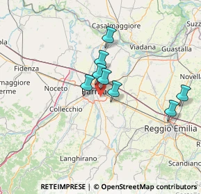 Mappa 43123 Parma PR, Italia (21.7475)