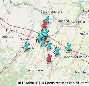 Mappa 43123 Parma PR, Italia (9.32909)