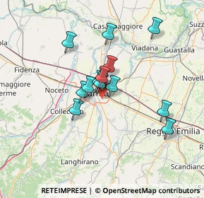 Mappa 43123 Parma PR, Italia (10.275)