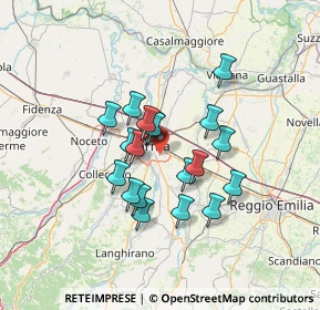 Mappa 43123 Parma PR, Italia (10.278)