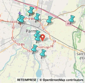 Mappa 43123 Parma PR, Italia (3.84)