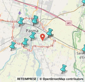 Mappa 43123 Parma PR, Italia (4.63182)