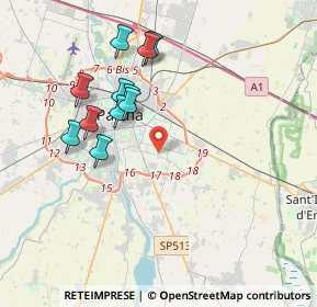 Mappa 43123 Parma PR, Italia (3.63909)