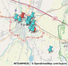 Mappa 43123 Parma PR, Italia (2.97167)