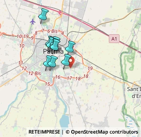 Mappa 43123 Parma PR, Italia (2.73273)