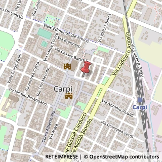 Mappa Corso Sandro Cabassi, 20, 41012 Carpi, Modena (Emilia Romagna)