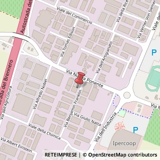 Mappa Via Beniamino Franklin, 8, 41012 Carpi, Modena (Emilia Romagna)