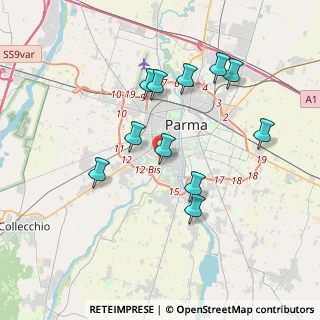 Mappa Via Benedetto Croce, 43125 Parma PR, Italia (3.49727)