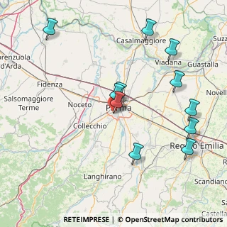 Mappa Via Benedetto Croce, 43125 Parma PR, Italia (17.44545)