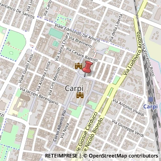 Mappa Corso Sandro Cabassi, 3, 41012 Carpi, Modena (Emilia Romagna)