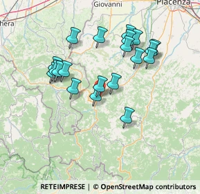 Mappa Centro di Raccolta rifiuti R.S.U. e differenziata, 29022 Bobbio PC, Italia (13.6205)