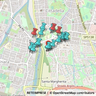 Mappa Via Vittorio Bachelet, 43123 Parma PR, Italia (0.2925)