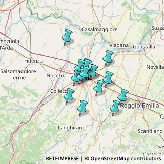 Mappa Via M. Jacchia, 43125 Parma PR, Italia (8.37875)