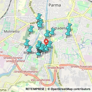 Mappa Via M. Jacchia, 43125 Parma PR, Italia (0.667)