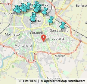 Mappa Via Bonfiglio Zanardi, 43123 Parma PR, Italia (2.66813)