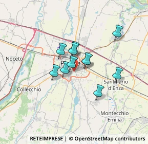 Mappa Via Bonfiglio Zanardi, 43123 Parma PR, Italia (4.61)