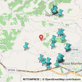 Mappa Strada Vallarasca, 14049 Nizza Monferrato AT, Italia (1.34643)