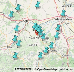 Mappa Strada Vallarasca, 14049 Nizza Monferrato AT, Italia (16.35278)