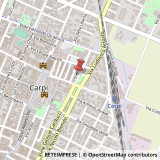 Mappa Via F. Petrarca, 15, 41012 Carpi, Modena (Emilia Romagna)
