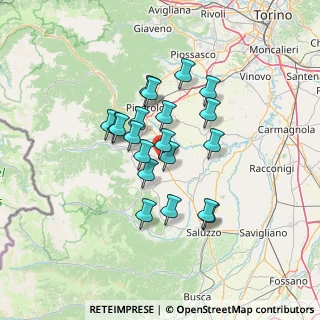 Mappa Via Ponza, 10061 Cavour TO, Italia (10.6155)