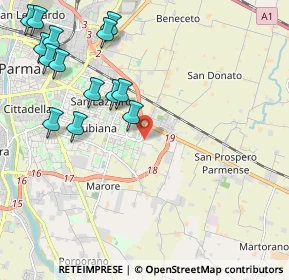 Mappa Str. Guglielmo Marconi, 43123 Parma PR, Italia (2.58429)
