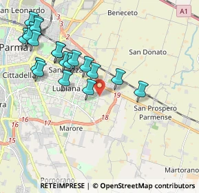 Mappa Str. Guglielmo Marconi, 43123 Parma PR, Italia (2.236)