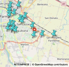 Mappa Str. Guglielmo Marconi, 43123 Parma PR, Italia (2.52895)