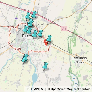 Mappa Strada Guglielmo Marconi, 43123 Parma PR, Italia (4.19923)