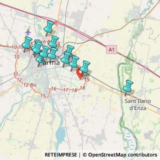 Mappa Strada Guglielmo Marconi, 43123 Parma PR, Italia (4.07462)