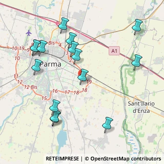 Mappa Strada Guglielmo Marconi, 43123 Parma PR, Italia (4.786)