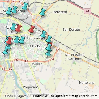 Mappa Str. Guglielmo Marconi, 43123 Parma PR, Italia (2.93579)