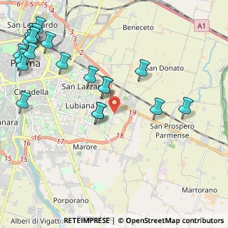 Mappa Strada Guglielmo Marconi, 43123 Parma PR, Italia (2.805)