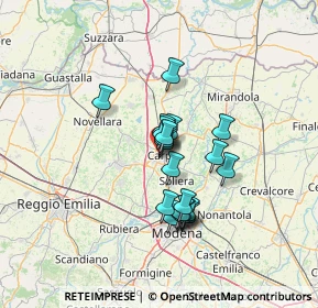 Mappa Via Guido Fassi, 41012 Carpi MO, Italia (9.854)