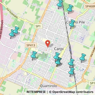 Mappa 41012 Carpi MO, Italia (1.39083)