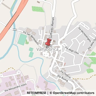 Mappa Piazza Mazzini, 14, 06029 Valfabbrica, Perugia (Umbria)